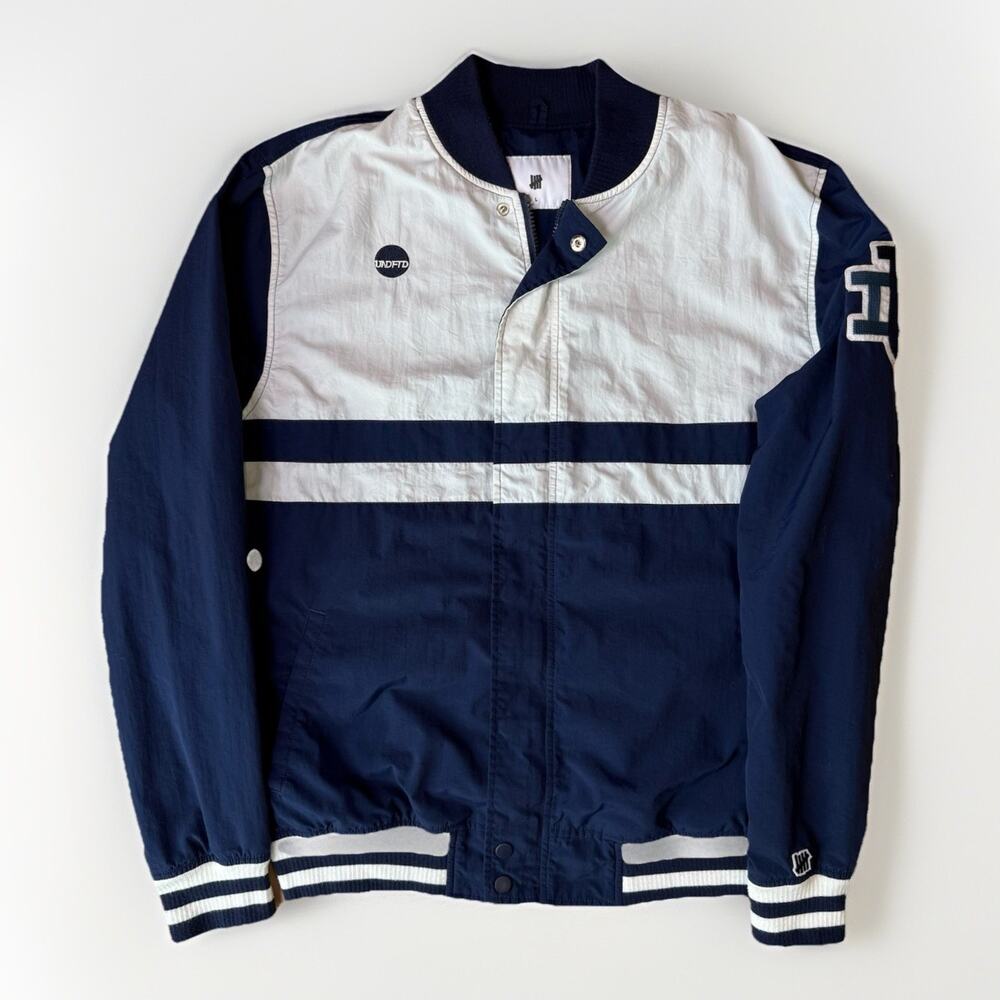 Undefeated Mitchell Warm Up Jacket Large Multicolor Full Zip Streetwear LA